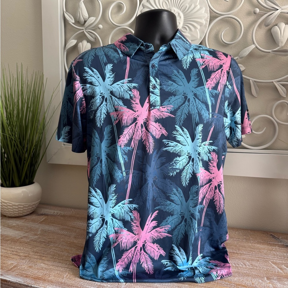 Greenside Golf Men's Small Summer Vibes Polo Short Sleeve Shirt Super Soft